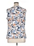 Nine West Blue Sleeveless Blouse Size 1X - photo 2