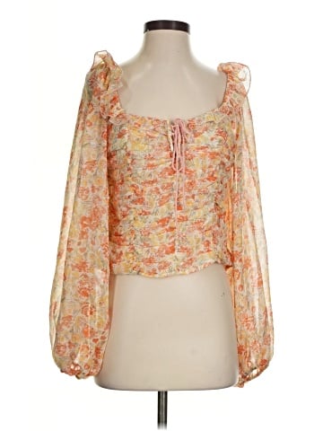 Free People 3/4 Sleeve Blouse (view 1)