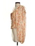 Free People 100% Polyester Orange 3/4 Sleeve Blouse Size S - photo 5
