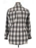 Shein 100% Polyester Gray Long Sleeve Button-Down Shirt Size M - photo 2