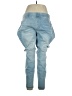 Walmart Solid Blue Jeans Size 1X - photo 1
