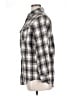 Shein 100% Polyester Gray Long Sleeve Button-Down Shirt Size M - photo 5