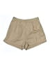 Shein 100% Polyester Solid Tan Khaki Shorts Size 4 - photo 1