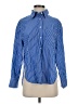 Kourt 100% Cotton Stripes Blue Long Sleeve Button-Down Shirt Size XS - photo 1
