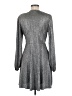 Topshop Metallic Silver Cocktail Dress Size 8 - photo 2
