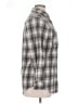 Shein 100% Polyester Gray Long Sleeve Button-Down Shirt Size M - photo 4