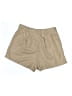 Shein 100% Polyester Solid Tan Khaki Shorts Size 4 - photo 2