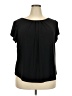 AUW Black Short Sleeve Blouse Size 2X - photo 1