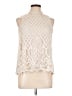 Rewind 100% Polyester Ivory Sleeveless Blouse Size L - photo 1