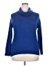Coldwater Creek Blue Turtleneck Sweater Size 14 - photo 1