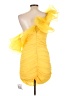ASOS Yellow Cocktail Dress Size 12 - photo 2