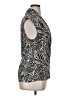 Chaus Print Black Silver Sleeveless Blouse Size XL - photo 4