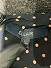Eclair 100% Polyester Polka Dots Black Sleeveless Blouse Size L - photo 7