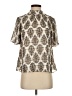 Express Paisley Ivory Short Sleeve Blouse Size XS - photo 1