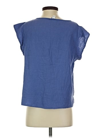 Three Dots Short Sleeve Blouse (view 2)