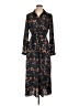 Spense 100% Polyester Floral Black Casual Dress Size 10 - photo 1