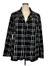 Shein Curve Plaid Black Blazer Size 4XL - photo 1