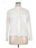 Zara Ivory Long Sleeve Button-Down Shirt Size XL - photo 1