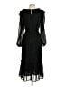 by the River 100% Polyester Black Cocktail Dress Size S - photo 2