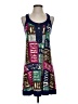 Lush Graphic Blue Casual Dress Size S - photo 1