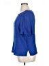 Zac & Rachel Blue Short Sleeve Blouse Size XL - photo 5