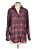 Pilcro Red Long Sleeve Blouse Size S - photo 1