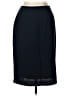 Kasper A.S.L. Solid Black Blue Formal Skirt Size 10 - photo 1