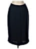 Kasper A.S.L. Solid Black Blue Formal Skirt Size 10 - photo 2
