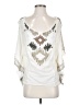 Love Sam 100% Cotton Ivory 3/4 Sleeve Blouse Size XS - photo 1