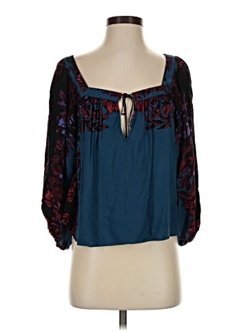 Free People 3/4 Sleeve Blouse (view 1)