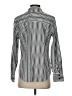 Chico's Stripes Silver Long Sleeve Blouse Size Sm (0) - photo 2