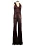 Motel Metallic Burgundy Jumpsuit Size S - photo 1