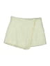Shein 100% Polyester Tweed Ivory Shorts Size S - photo 1