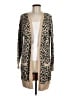 Jessica Simpson Animal Print Tan Cardigan Size M - photo 1