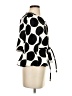 Gracia Polka Dots Black 3/4 Sleeve Blouse Size S - photo 4