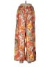 Assorted Brands Paisley Orange Linen Pants Size L - photo 2