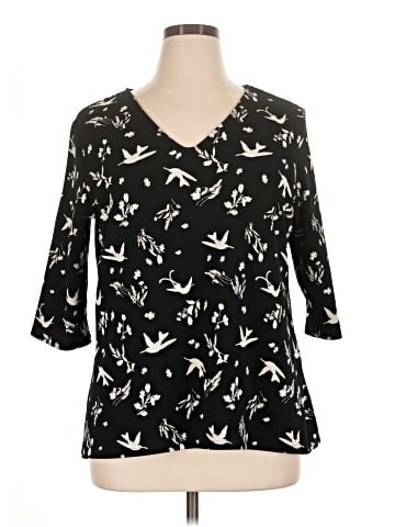 Leota 3/4 Sleeve Blouse (view 1)
