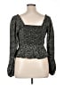 Arula 100% Polyester Black Long Sleeve Blouse Size XL - photo 2
