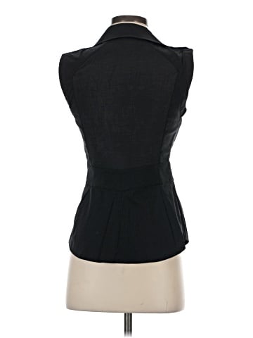Karen Millen Sleeveless Button-Down Shirt (view 2)