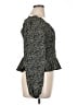 Arula 100% Polyester Black Long Sleeve Blouse Size XL - photo 4