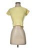 Mac Duggal Yellow Short Sleeve Turtleneck Size S (estimated) - photo 1
