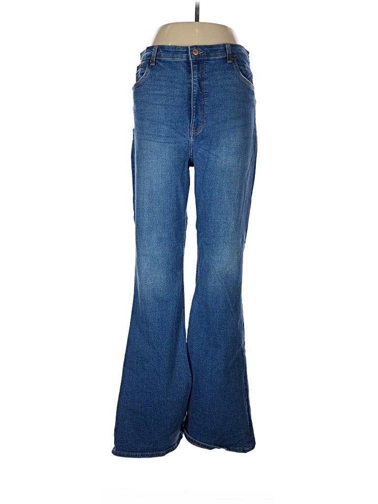 Pre-owned Bershka Jeans In Blue