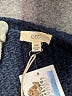 Ott Color Block Blue Wool Cardigan Size S - photo 7