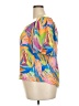 Flying Tomato 100% Polyester Yellow Short Sleeve Blouse Size L - photo 5