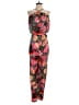 Assorted Brands Tropical Red Pink Jumpsuit Size S - photo 1