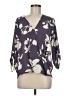 West Kei 100% Polyester Purple 3/4 Sleeve Blouse Size M - photo 1