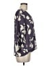 West Kei 100% Polyester Purple 3/4 Sleeve Blouse Size M - photo 4