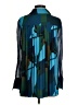 Ramy Brook 100% Polyester Color Block Teal Long Sleeve Blouse Size XS - photo 2