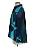 Ramy Brook 100% Polyester Color Block Teal Long Sleeve Blouse Size XS - photo 5