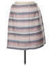 Ann Taylor LOFT Stripes Gray Casual Skirt Size 10 - photo 2